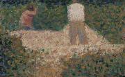 Georges Seurat Two Stonebreakers oil painting artist